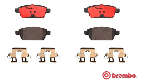 Balatas Brembo Cerámica Traseras Mazda 6 2002 A 2008 P49051n