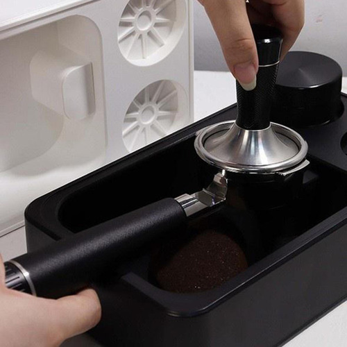 Caja Organizador Del Café De La Estación De Tampas Negro