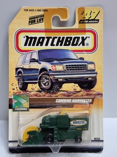 Matchbox Combine Harvester 1999 Nuevo Blister Misrecuerdosmx