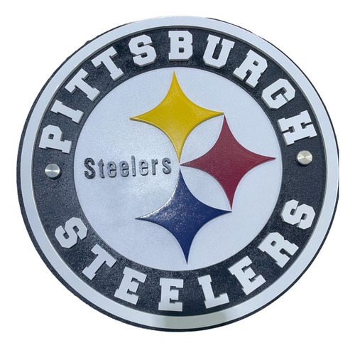 Letrero Logo Steelers Nfl Mdf