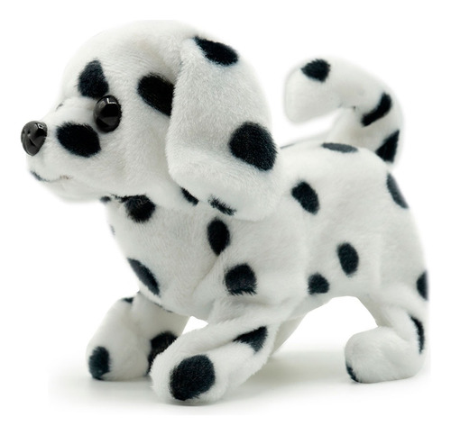 Peluche perro pugs at play walking spotty