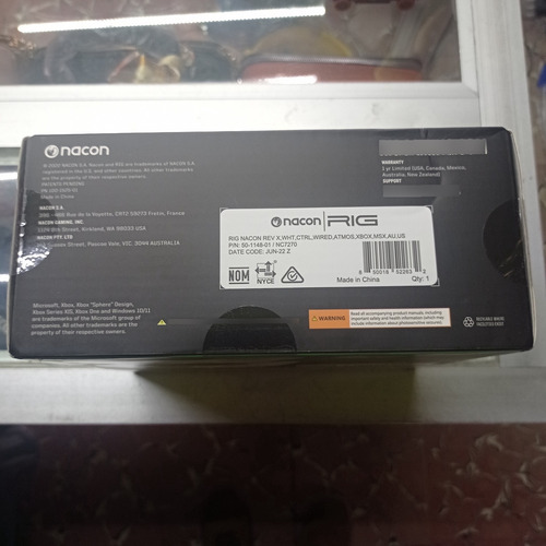Rig Nacon Revolution X Control Xbox Series X/s Xbox One Pc Blanco (Usado)