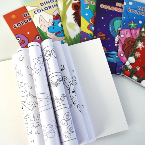 Libro Para Colorear De 8 Dibujos Carta