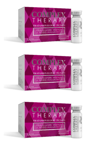 Ossono Ampollas Complex Therapy Hialurónico Células Madre X3