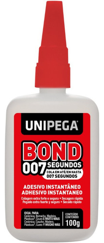 Cola Instantânea Bond Secagem Rápida Super Extra Forte 100g
