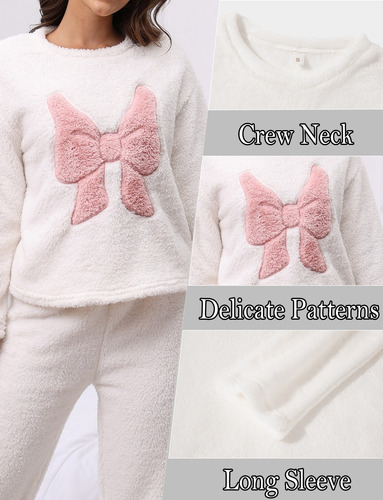 Conjunto De Sleepwear Pijama Mujer Invierno Polar Calentito