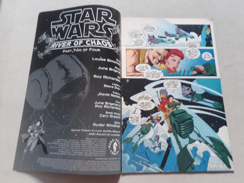Star Wars River Of Chaos N° 2 Año 1995 Dark Horses Comics (Usado)