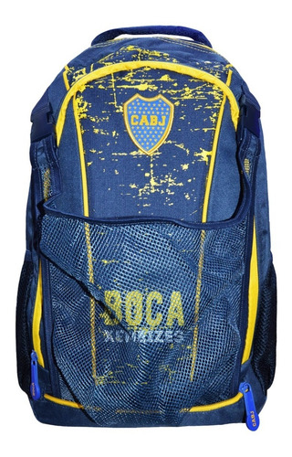 Mochila Boca Juniors Portapelota 3 Licencia Oficial Original