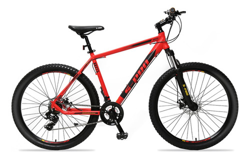 Bicicletas S-pro Vx 27,5 Montaña Talle M Negro/rojo - Fama