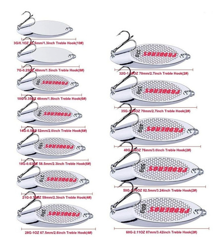 Señuelo Jigging Chispa Reflectante Brillante 28, 32, 35gr