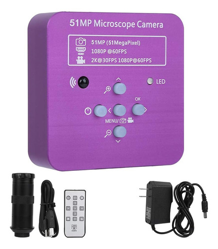 Cámara De Microscopio Hdmi De 51mp Microscopio Digital Cámar