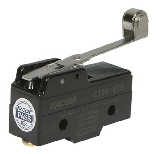 Micro Switch Leva Larga C/ Roldana Kacon Z15g-07b