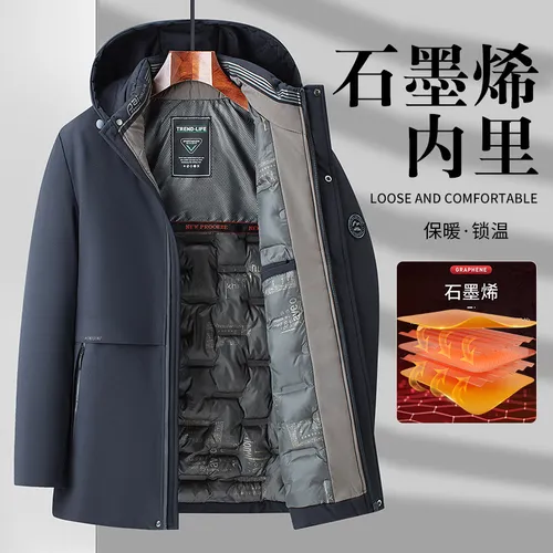 Abrigo Cálido De Algodón De Invierno Graphene Thermal Lock Para Hombre