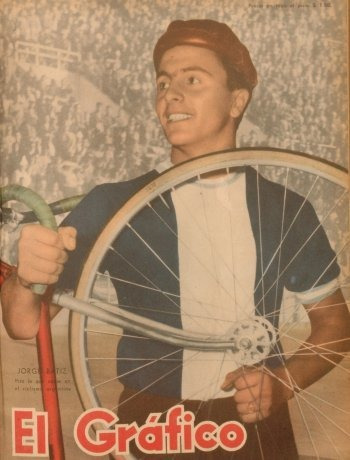 El Grafico 1885 Ciclismo 7 Octubre Año 1955