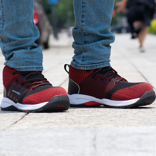 Imagen 2 de 8 de Tenis Bota Con Casquillo Isik Fire Van Vien Vvfe-0009