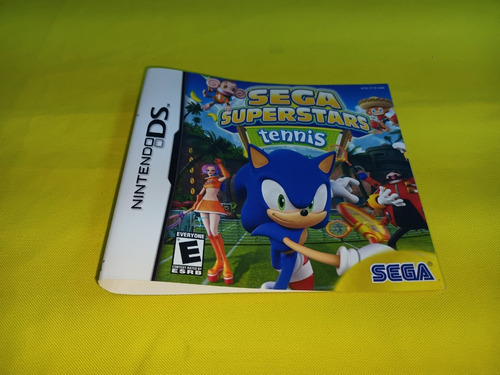 Portada Original Sega Superstars Tennis Nintendo Ds