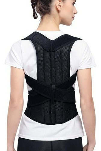 Corrector De Postura Faja Lumbar Dama Espalda Trabajo Dorsal