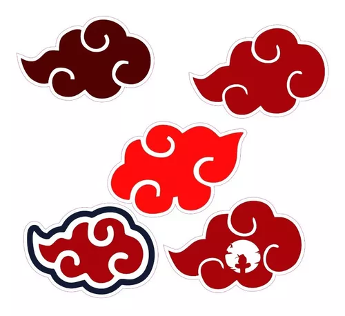 Akatsuki Sticker Adesivo - Escorrega o Preço