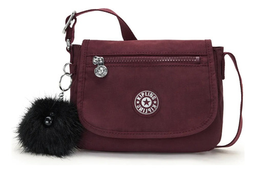 Kipling | Sabian Bolsa Mini Crossbody | Original | Burgundy