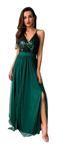 Vestido de noche escotado hotsell