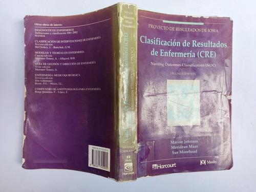 Libro Clasificacion De Resultados Enfermeria Johnson 173a2 (Usado)