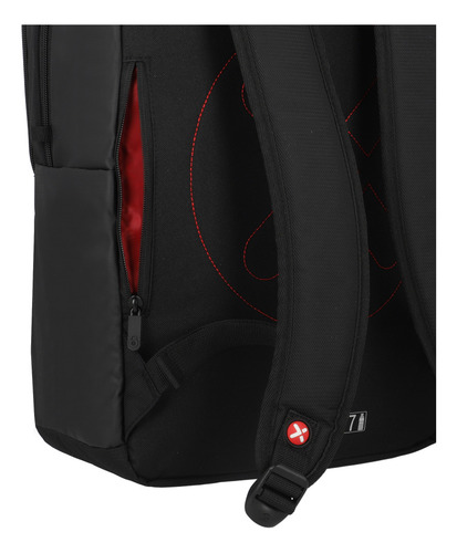 Mochila Notebook Xtrem Redwood 5xt Negro/rojo 16 Color Negro