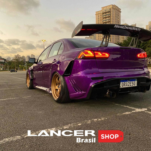 Lanterna Led Com Animação Dk Motion Mitsubishi Lancer