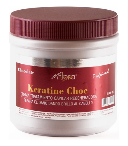 Flora Crema Capilar De Keratina Chocolate 1kg