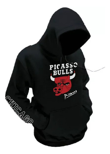 Sudadera Hoodie Chicago Picasso Bulls Basquetbol