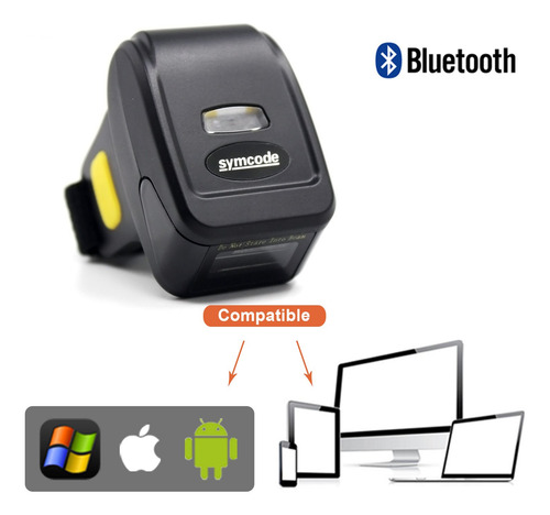 Escáner De Código De Barras Inalámbrico Bluetooth, Symcode