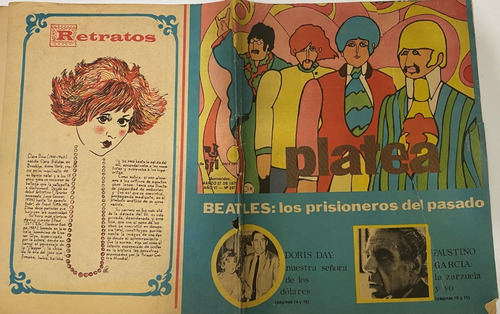 Platea, Nº 297 Mar 1971 Beatles Tv Cine Radio Teatro Cr02