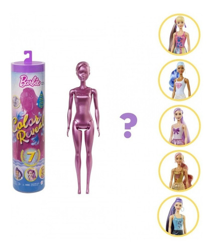 Barbie Fashionista Color Reveal GWC55
