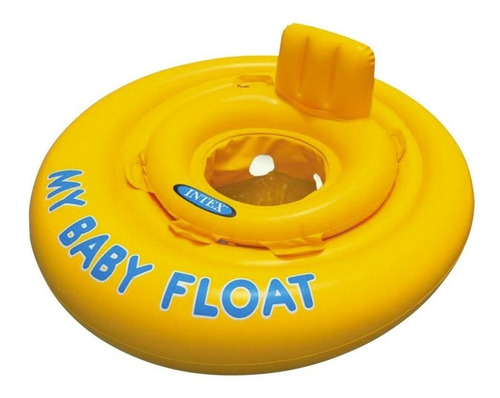 Flotador Niños Bebé Aro Amarillo Piscina Intex