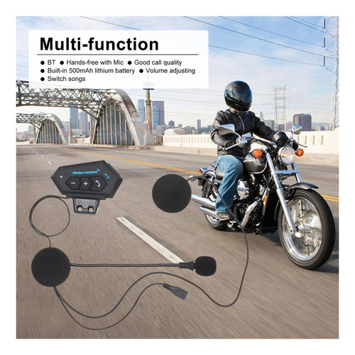 Intercomunicador Casco Auriculares Bluetooth 4.0