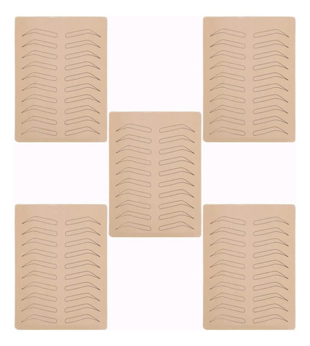5 Pele Sintética Microblading E Micropigmentação Com Desenho Cor Branco