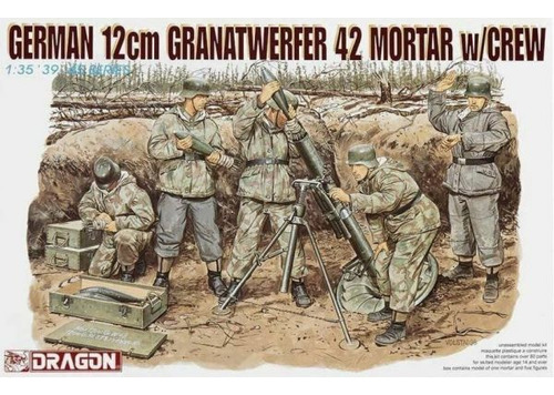 Soldados Alemanes Con Mortero 42 Dragon 1/35