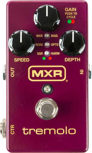 Pedal de efecto MXR Tremolo M305  violeta