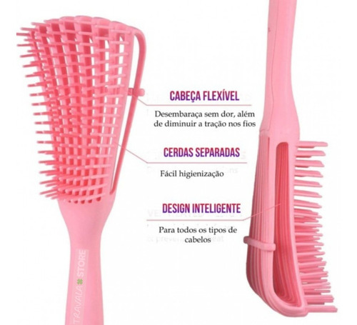 Imagem 8 de 10 de Escova Sensação Sleek Brush Original Qualidade
