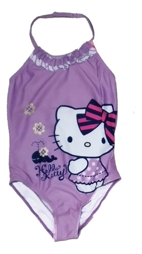 Traje De Baño Niña 01 Pieza Sublimado Hello Kitty S135036-11