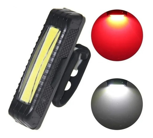 Linterna Luz Led Recargable Bicicleta Comet 150 Lms Led Dual