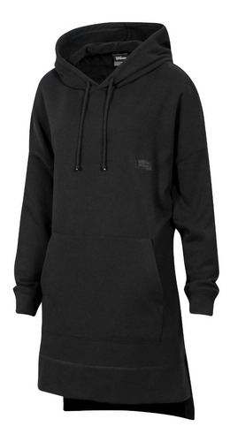 Imagen 1 de 4 de Buzo Canguro Long Wilson Sweat Super Largo Algodon Mujer