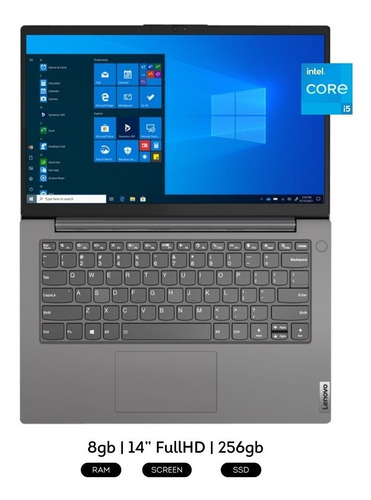 Imagen 2 de 10 de Notebook Lenovo I5-1135g7 8gb 256gb Ssd 14 Fhd Ips
