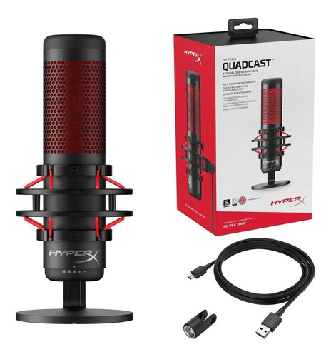 Imagen 7 de 10 de Micrófono Condensador Hyperx Quadcast