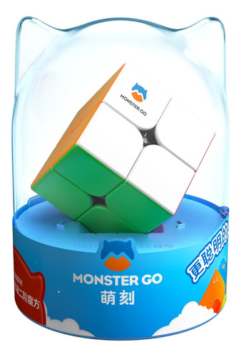 Cubo Monster Go 2x2 Magnético Stickerless 