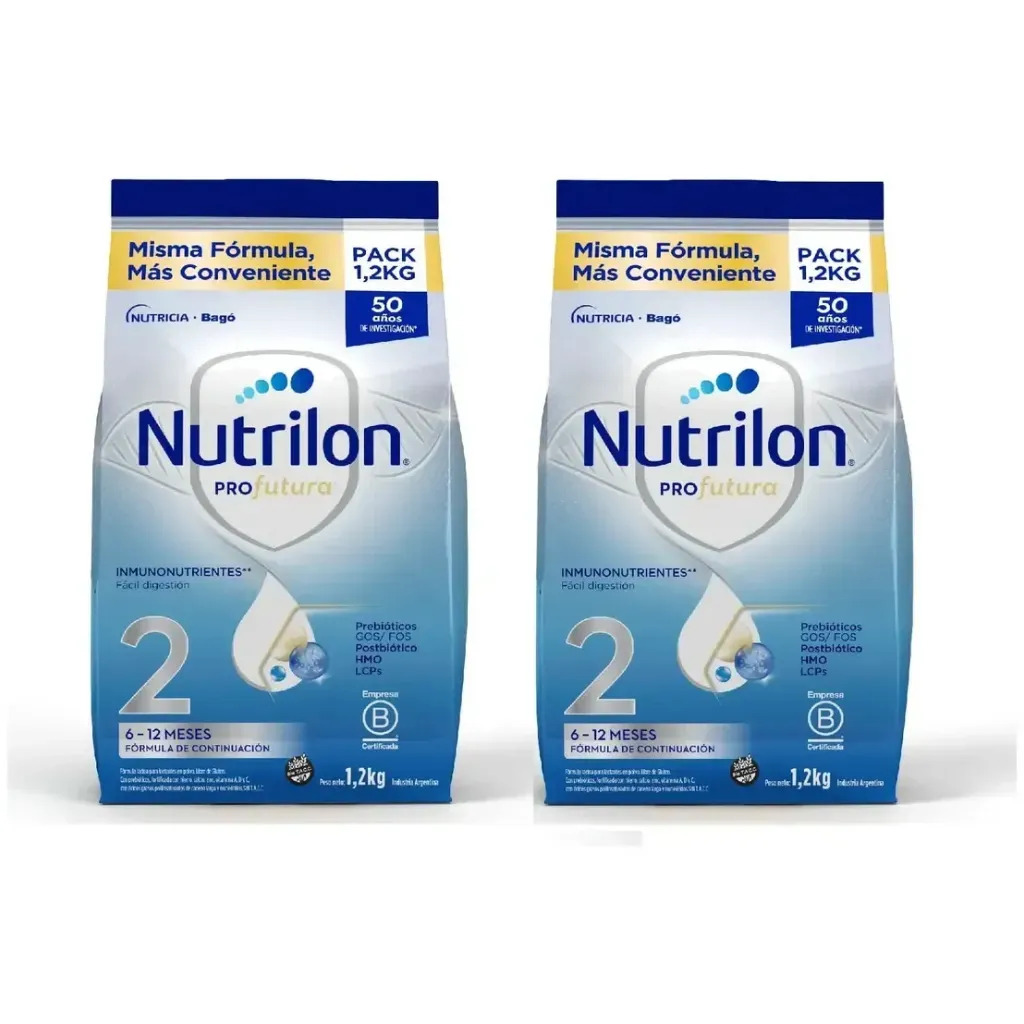 Nutrilon Profutura 2 - Pouch 1,2 Kg (PACK 2 UNIDADES)