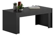 Comprar Mesa Ratona Auxiliar Mesita De Centro Living Lateral Deco Color Negro