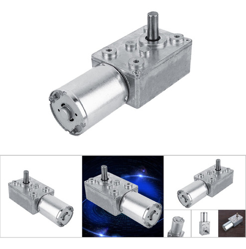 Motor Caja Engranajes Helicoidales Reversible Dc 12v (20rpm)