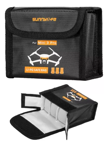 Bolsa de protección de batería ignífuga para DJI Mini 3 / Mini 3 Pro Drone  - Maison Du Drone