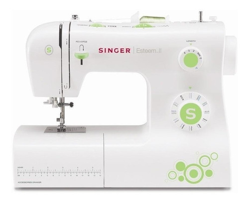 Máquina de coser recta Singer Esteem II 2273 portable blanca 220V - 240V