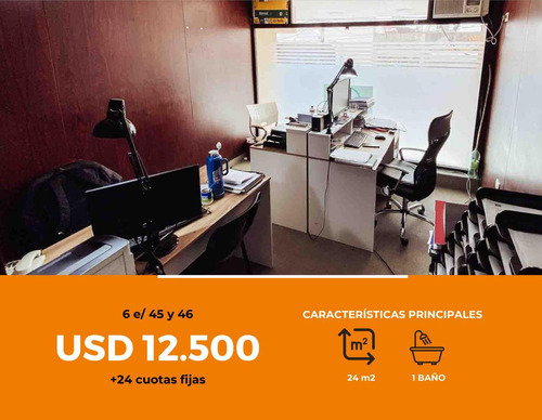 Oficina En Venta - 1 Baño - La Plata [financiado]